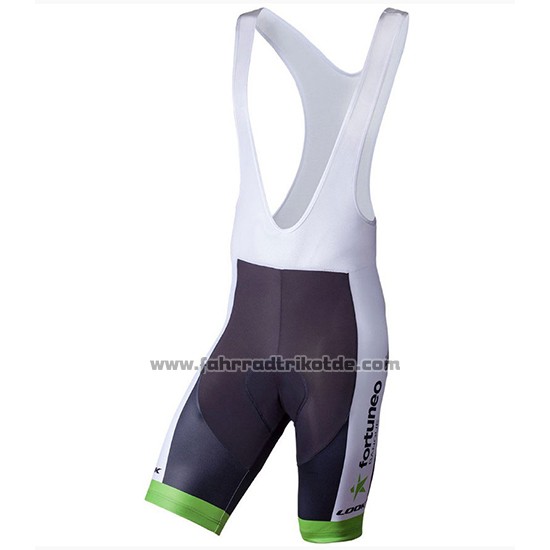 2018 Fahrradbekleidung Fortuneo Samsic Wei Trikot Kurzarm und Tragerhose